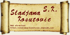 Slađana Košutović vizit kartica